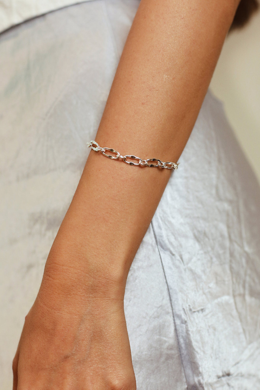 Linked - Cable Chain Bracelet Sterling Silver