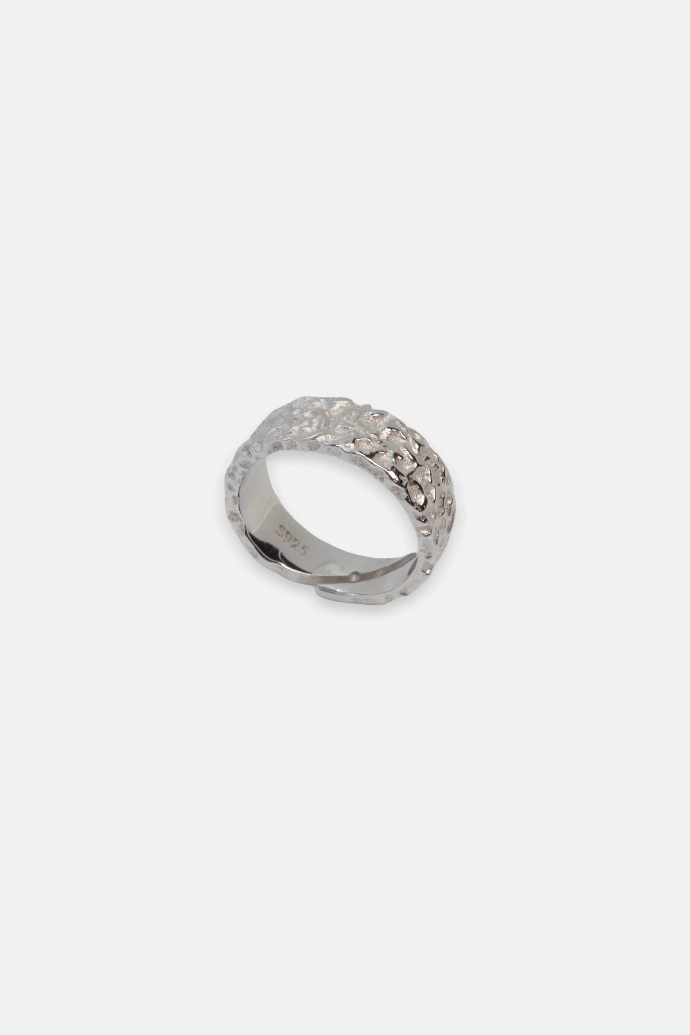 Crater - Hammered Sterling Silver Ring