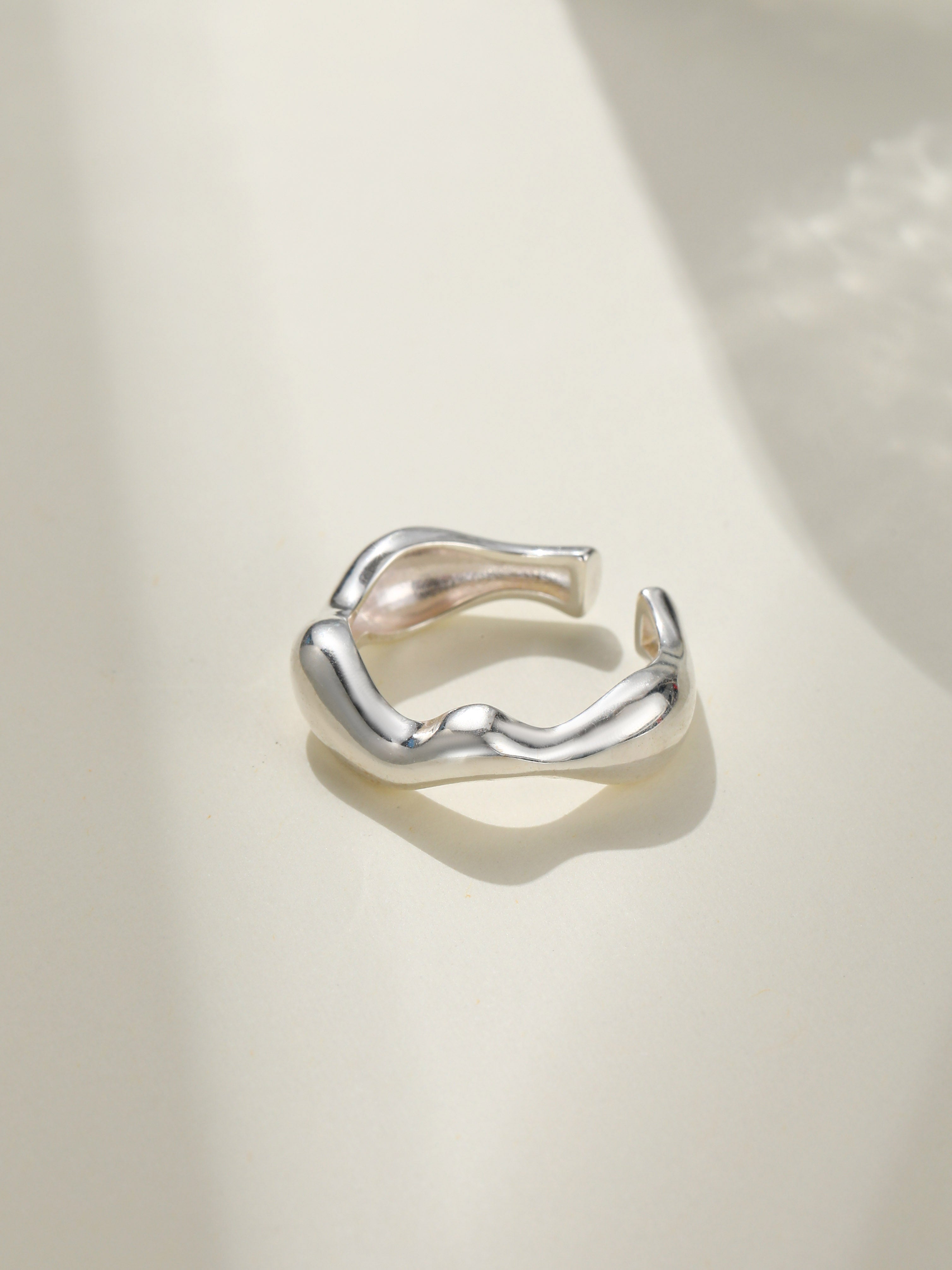 Undulating - Molten Flow Sterling Silver Ring – EVERY WAVE