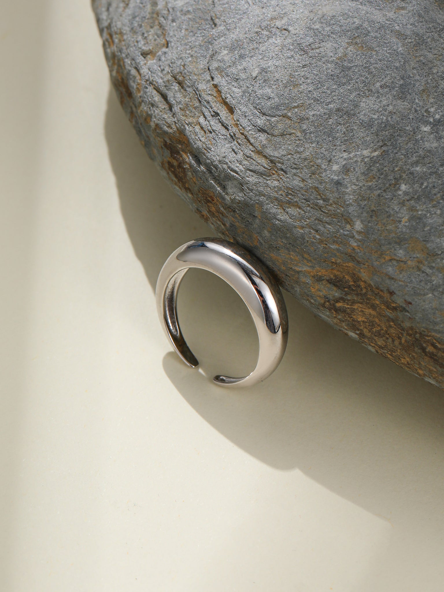 Forming - Slim Dome Sterling Silver Ring