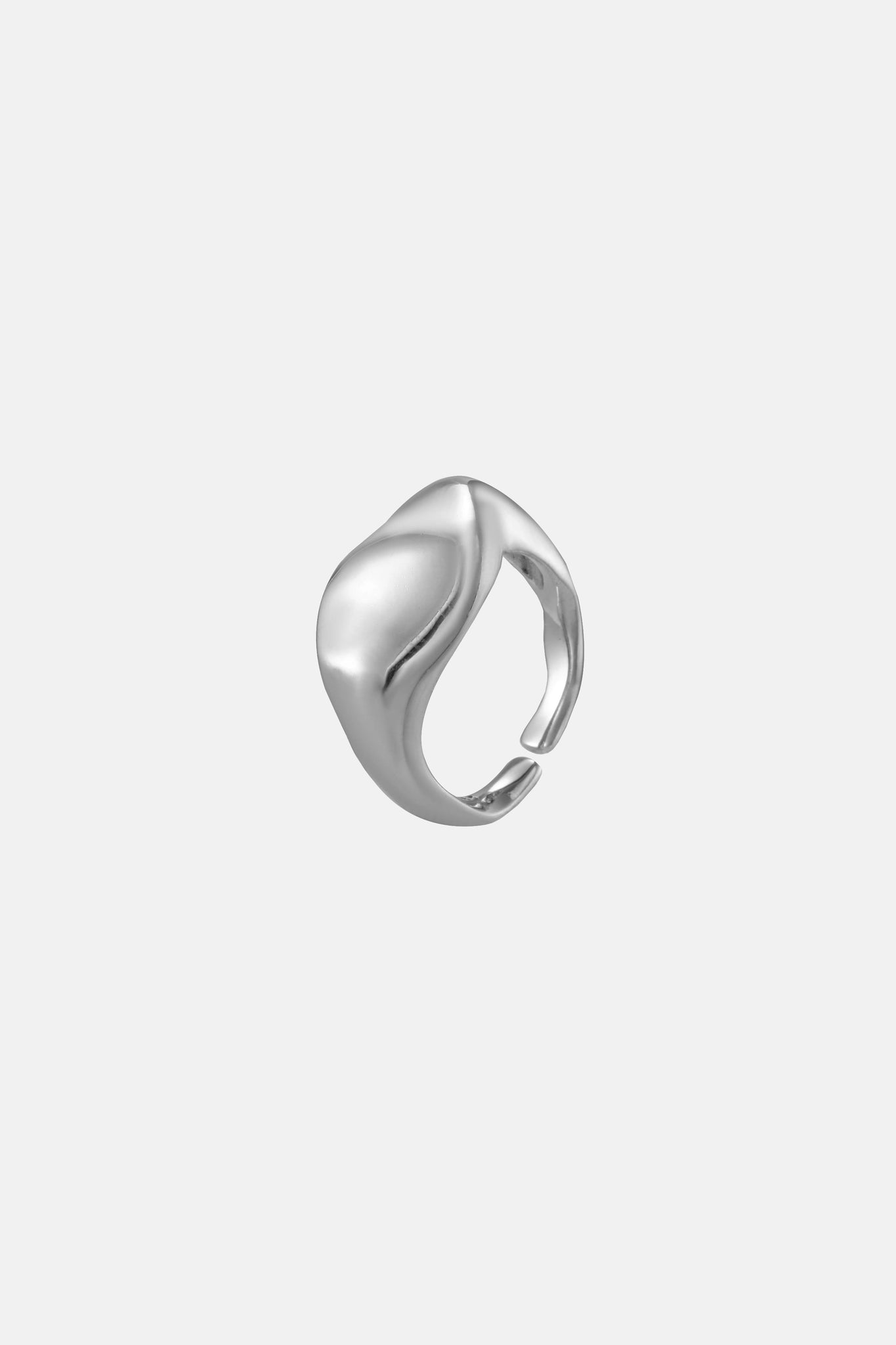 Pinnacle - Statement Oval Sterling Silver Ring