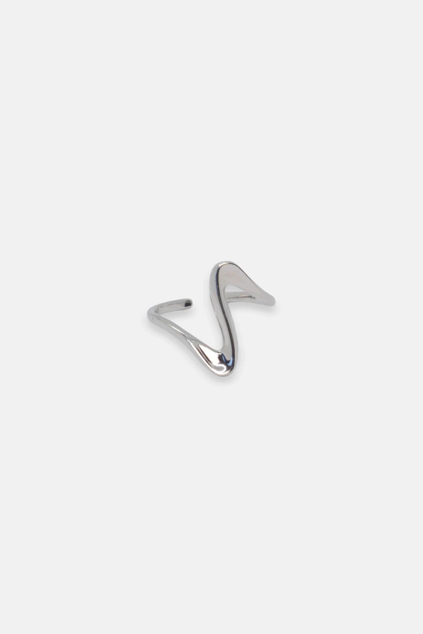 Wave - Wave Shaped Sterling Silver Ring