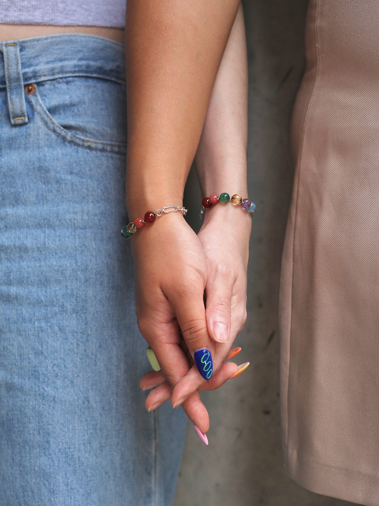 CrystalYou - Colorful Crystal Sterling Silver Bracelet